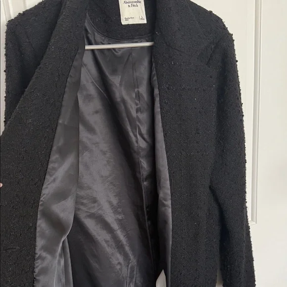 Abercrombie & Fitch black textured tweed blazer - Picture 11 of 11